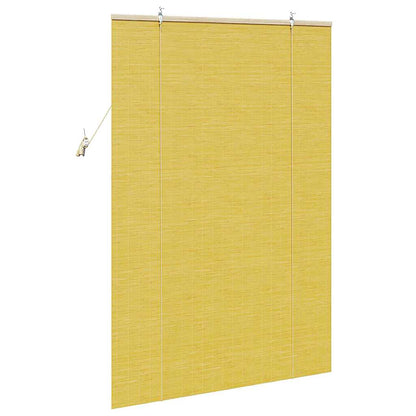 Tenda a rullo Giallo 100 x 160 cm Bambù