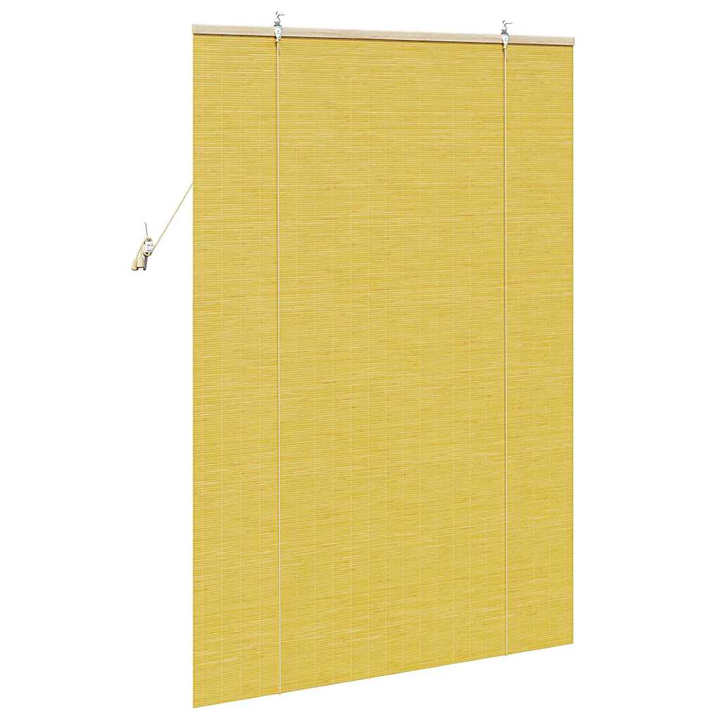Tenda a rullo con tende Giallo 110 x 160 cm Bambù | homemem39