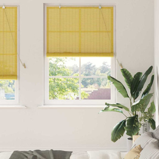 Tenda a rullo con tende Giallo 110 x 220 cm Bambù | homemem39