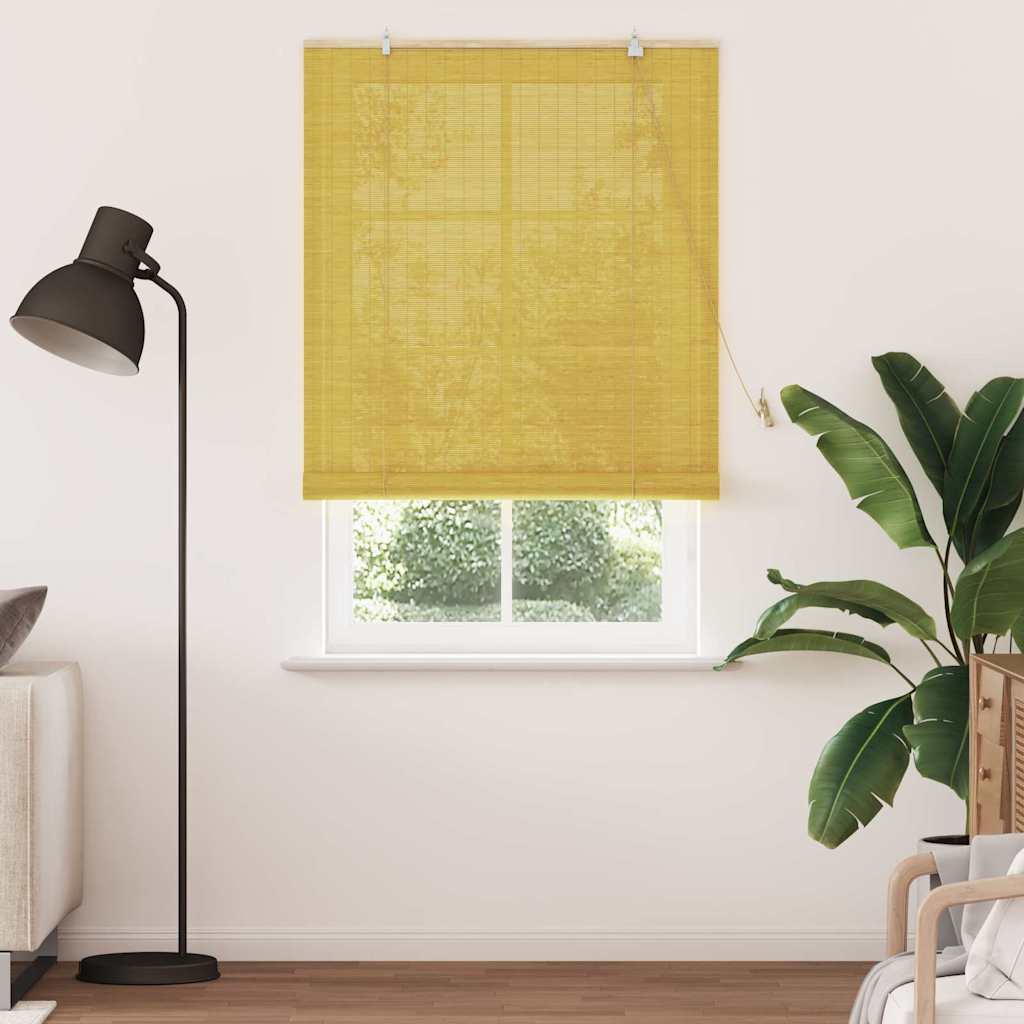 Tenda a rullo con tende Giallo 110 x 220 cm Bambù | homemem39