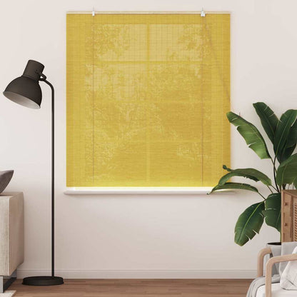 Tenda a rullo Giallo 140 x 160 cm Bambù