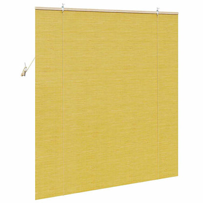Tenda a rullo Giallo 140 x 160 cm Bambù