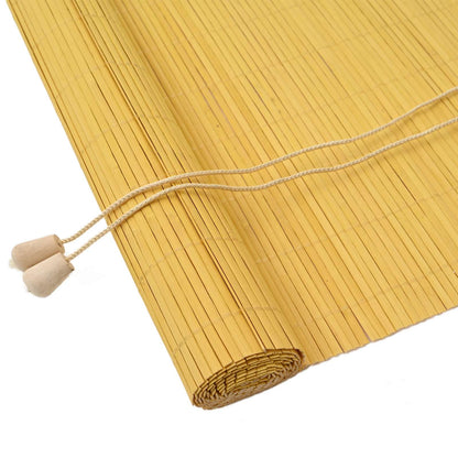 Tenda a rullo Giallo 140 x 220 cm Bambù