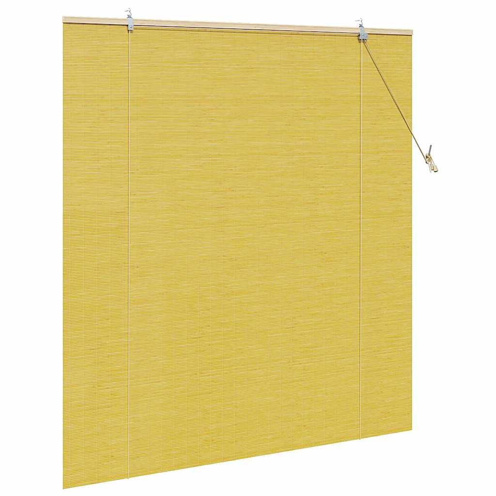 Tenda a rullo Giallo 150 x 160 cm Bambù