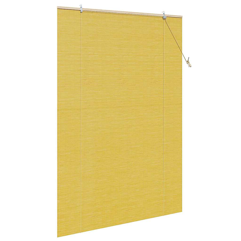 Tenda a rullo Giallo 150 x 220 cm Bambù