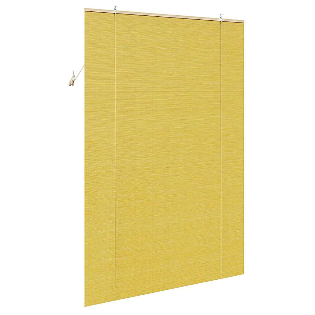 Tenda a rullo Giallo 150 x 220 cm Bambù
