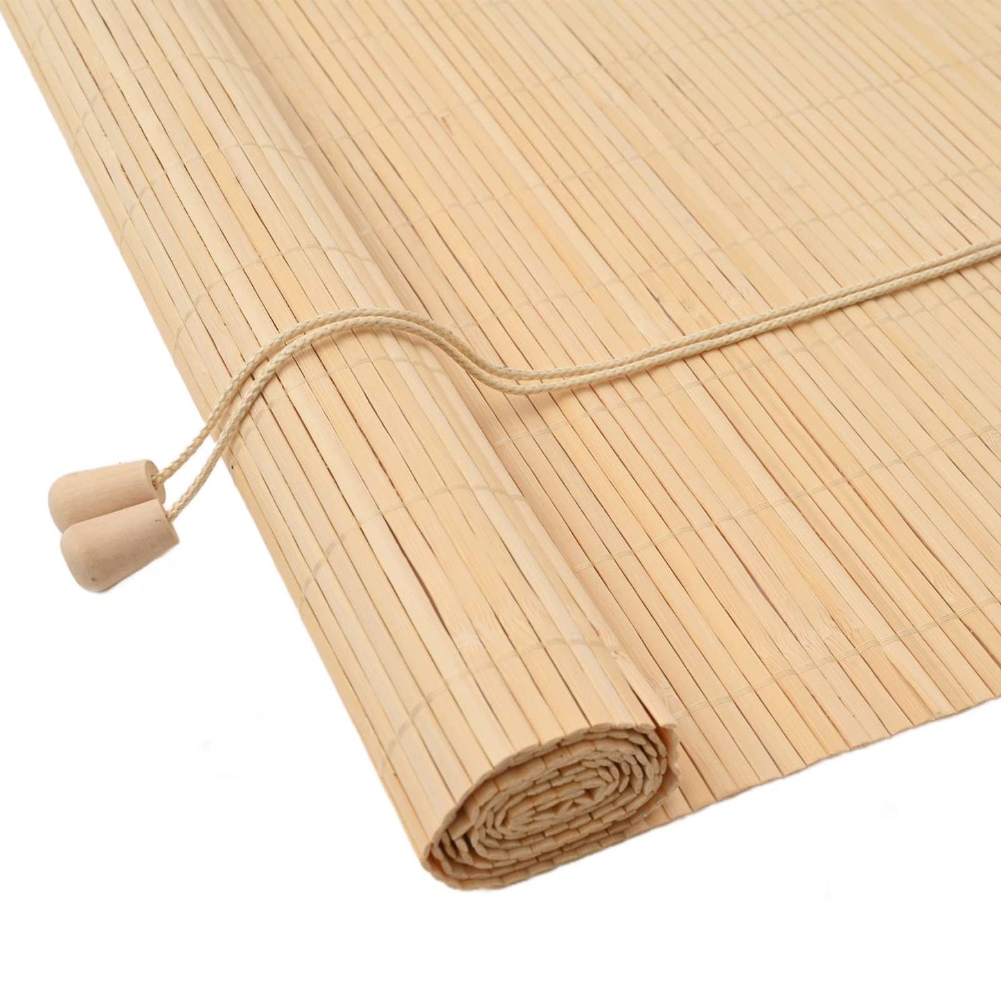 Tenda a rullo con tende Natura 150 x 160 cm Bambù | homemem39