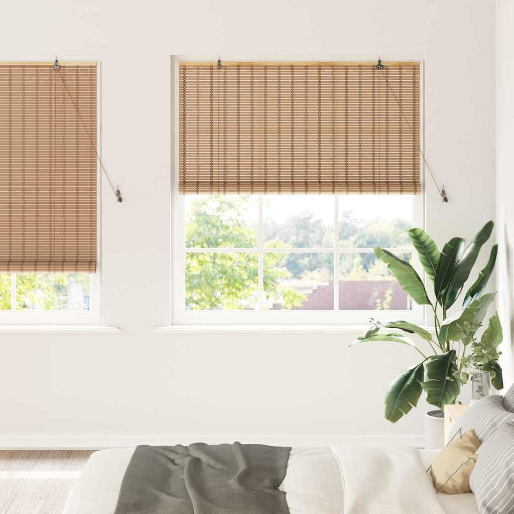Tenda a rullo con tende Natura 150 x 220 cm Bambù | homemem39