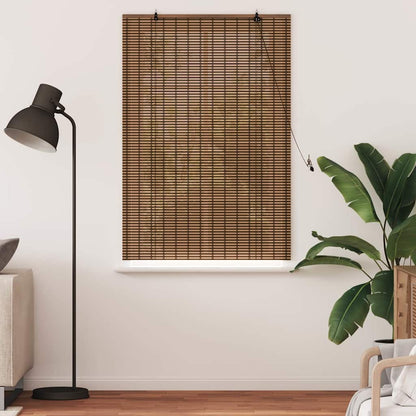 Tenda a rullo con tende Marrone 100 x 160 cm Bambù | homemem39