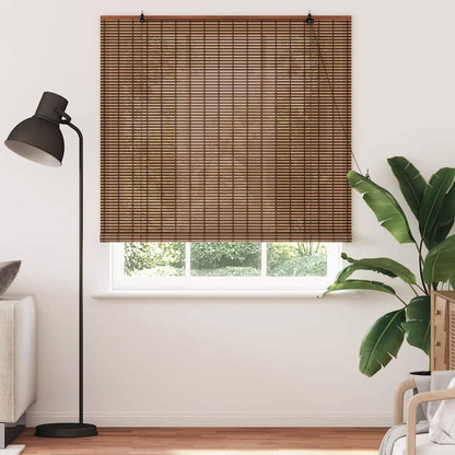 Tenda a rullo con tende Marrone 140 x 220 cm Bambù | homemem39