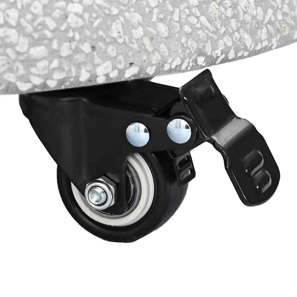 Base per ombrellone Grigio Chiaro e Nero 45 x 45 x 40 cm - homemem39