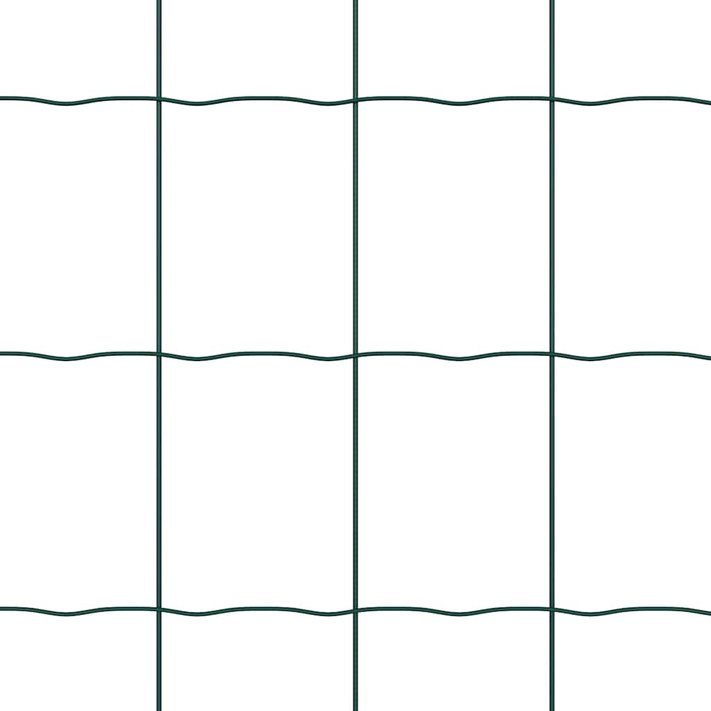 Recinzione Euro Verde 0,4 x 10 m Ferro rivestito in PVC