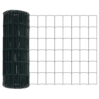 Recinzione Euro Verde 0,4 x 10 m Ferro rivestito in PVC