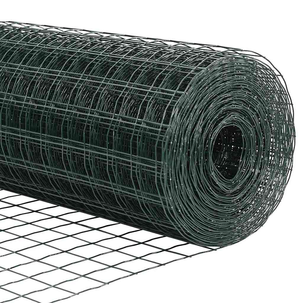 Recinzione Euro Verde 1 x 25 m Ferro rivestito in PVC | homemem39