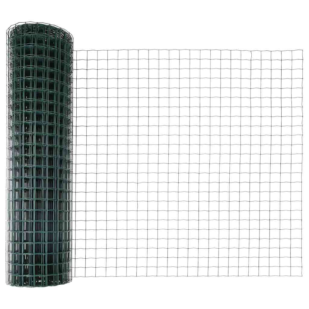 Recinzione Euro Verde 1 x 25 m Ferro rivestito in PVC | homemem39