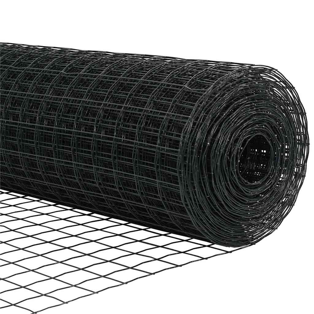 Recinzione Euro Grigio 1,6 x 10 m Ferro rivestito in PVC | homemem39