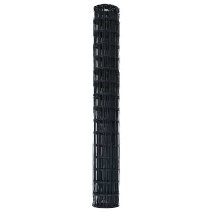 Recinzione Euro Grigio 1,6 x 10 m Ferro rivestito in PVC | homemem39