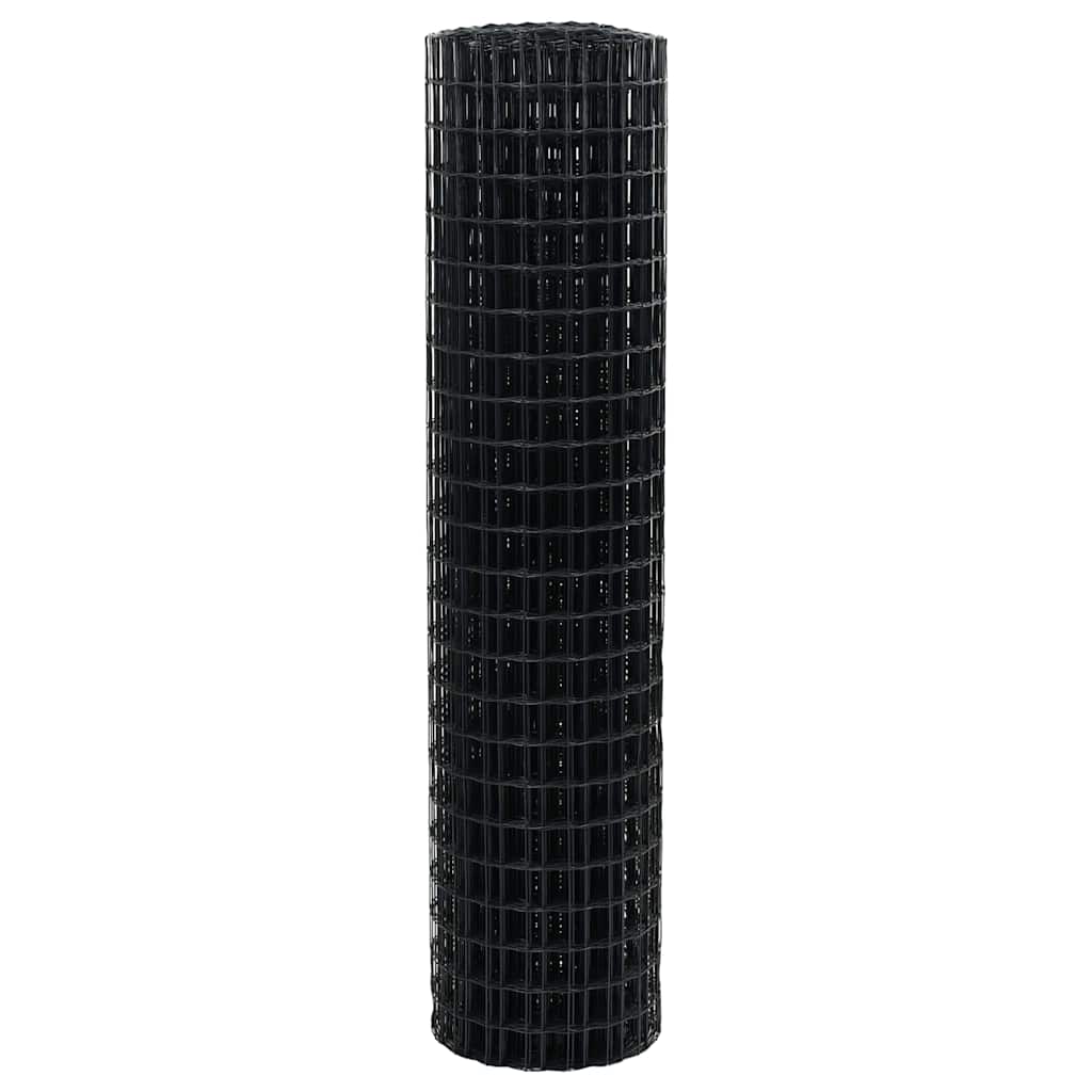 Recinzione Euro Grigio 1 x 25 m Ferro rivestito in PVC | homemem39