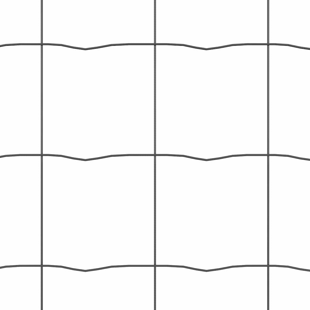 Recinzione Euro Grigio 0,6 x 25 m Ferro rivestito in PVC | homemem39