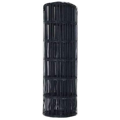 Recinzione Euro Grigio 0,6 x 25 m Ferro rivestito in PVC | homemem39
