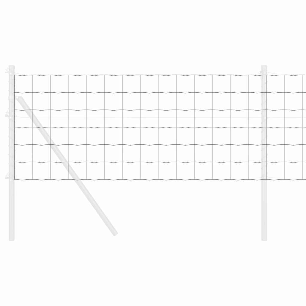 Recinzione Euro Grigio 0,6 x 25 m Ferro rivestito in PVC | homemem39