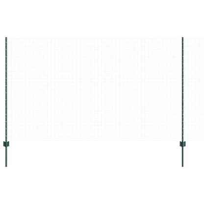 Palo di recinzione incorporato per esterni 22 pz Verde 180 cm