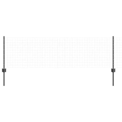Palo della recinzione 44 pcs Grigio 100 cm Acciaio | homemem39