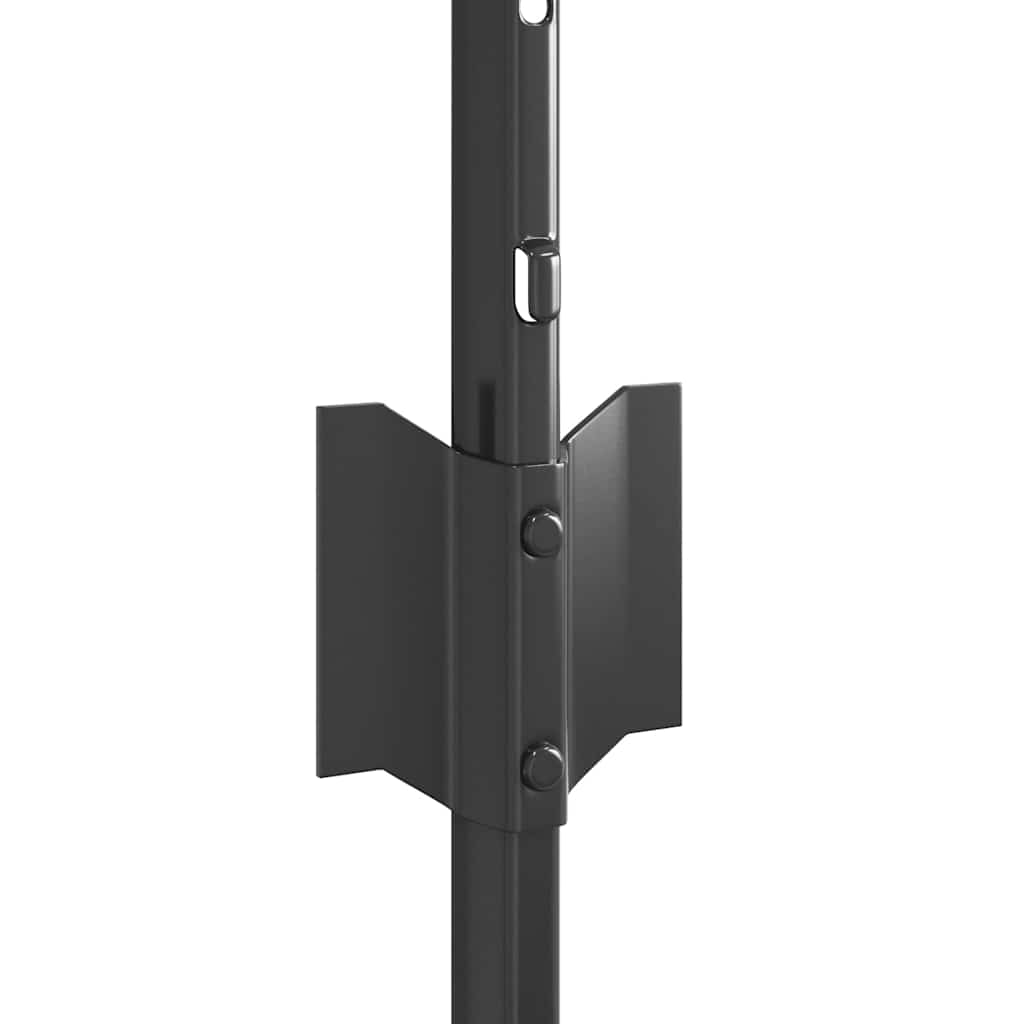 Palo della recinzione 44 pcs Grigio 120 cm Acciaio | homemem39