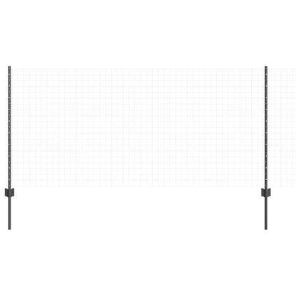 Palo della recinzione 44 pcs Grigio 140 cm Acciaio | homemem39