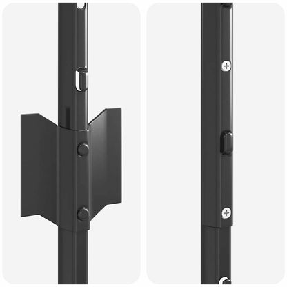Palo della recinzione 22 pcs Grigio 200 cm Acciaio | homemem39
