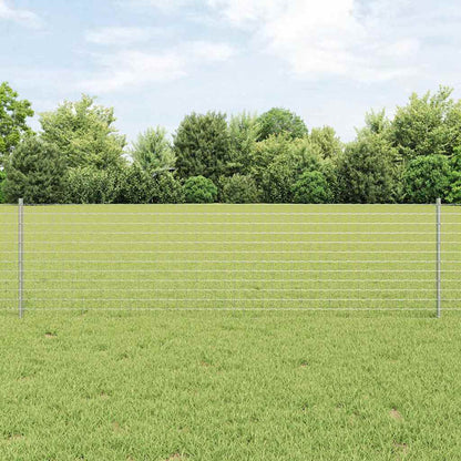 Palo della recinzione 44 pcs Argento 100 cm Acciaio | homemem39
