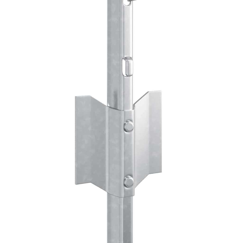 Palo della recinzione 22 pcs Argento 120 cm Acciaio | homemem39