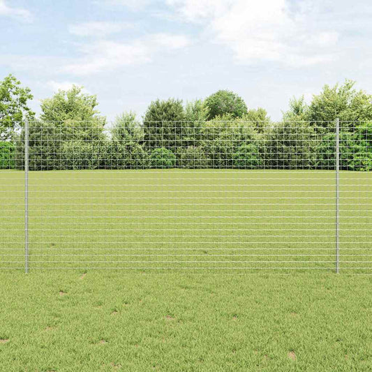 Palo della recinzione 22 pcs Argento 160 cm Acciaio | homemem39