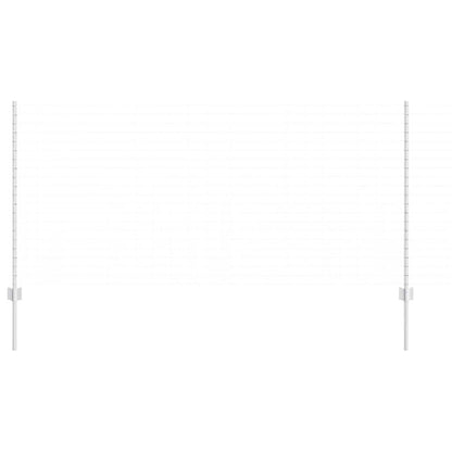 Palo della recinzione 44 pcs Argento 160 cm Acciaio | homemem39