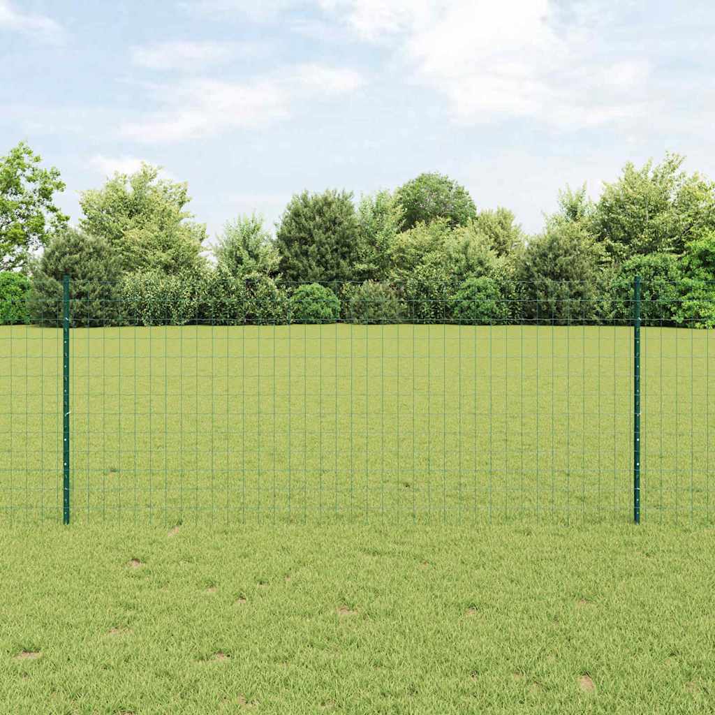Recinzione euro da esterno con palo 10 x 1 m Verde Rete
