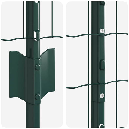 Recinzione euro da esterno con palo 10 x 1,5 m Verde Rete