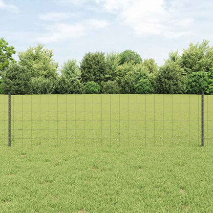 Recinzione euro da esterno con palo 50 x 0,6 m Grigio Rete