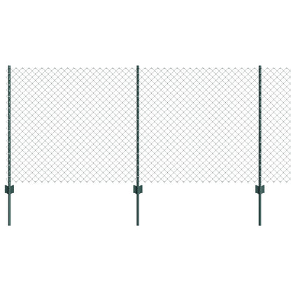 Recinzione a maglie metalliche con palo 10 x 1 m (L x H)