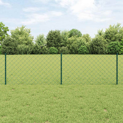 Recinzione a catena da esterno con palo 10 x 0,6 m Verde Rete