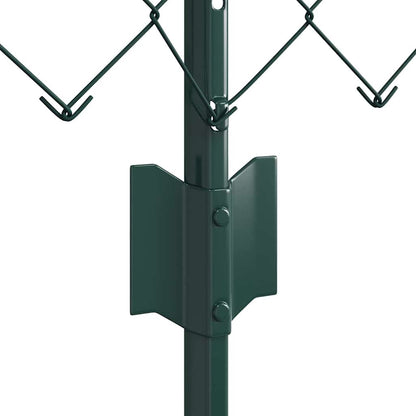 Recinzione a catena da esterno con palo 25 x 0,8 m Verde Rete