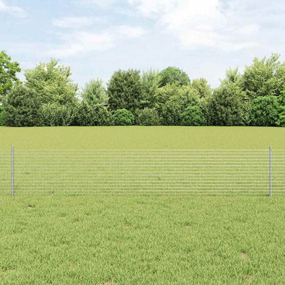 Recinzione in filo saldato per esterni con pali 25 x 0,4 m Rete