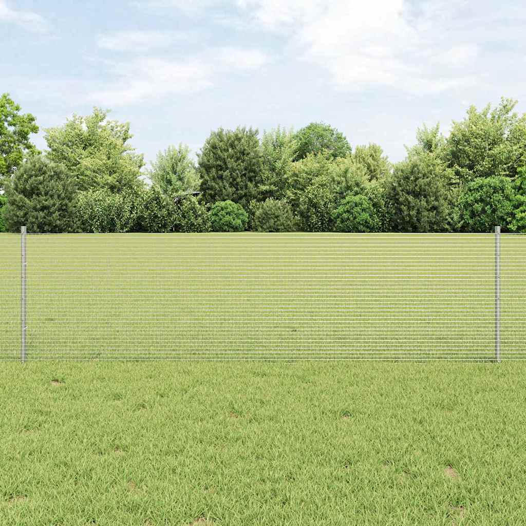 Recinzione in filo saldato per esterni con pali 25 x 0,6 m Rete