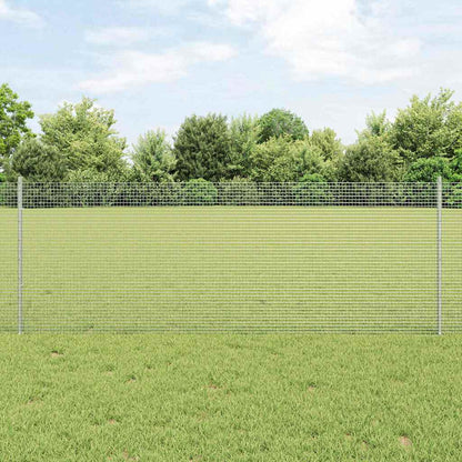 Recinzione in filo saldato per esterni con pali 25 x 0,8 m Rete