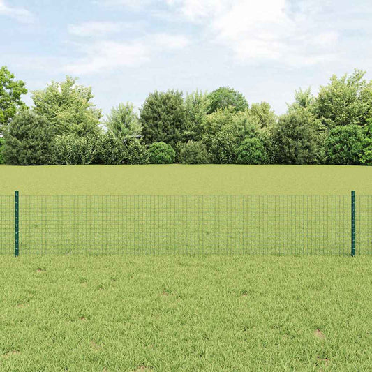 Recinzione in rete saldata con palo 10 x 0,4 m Verde Rete