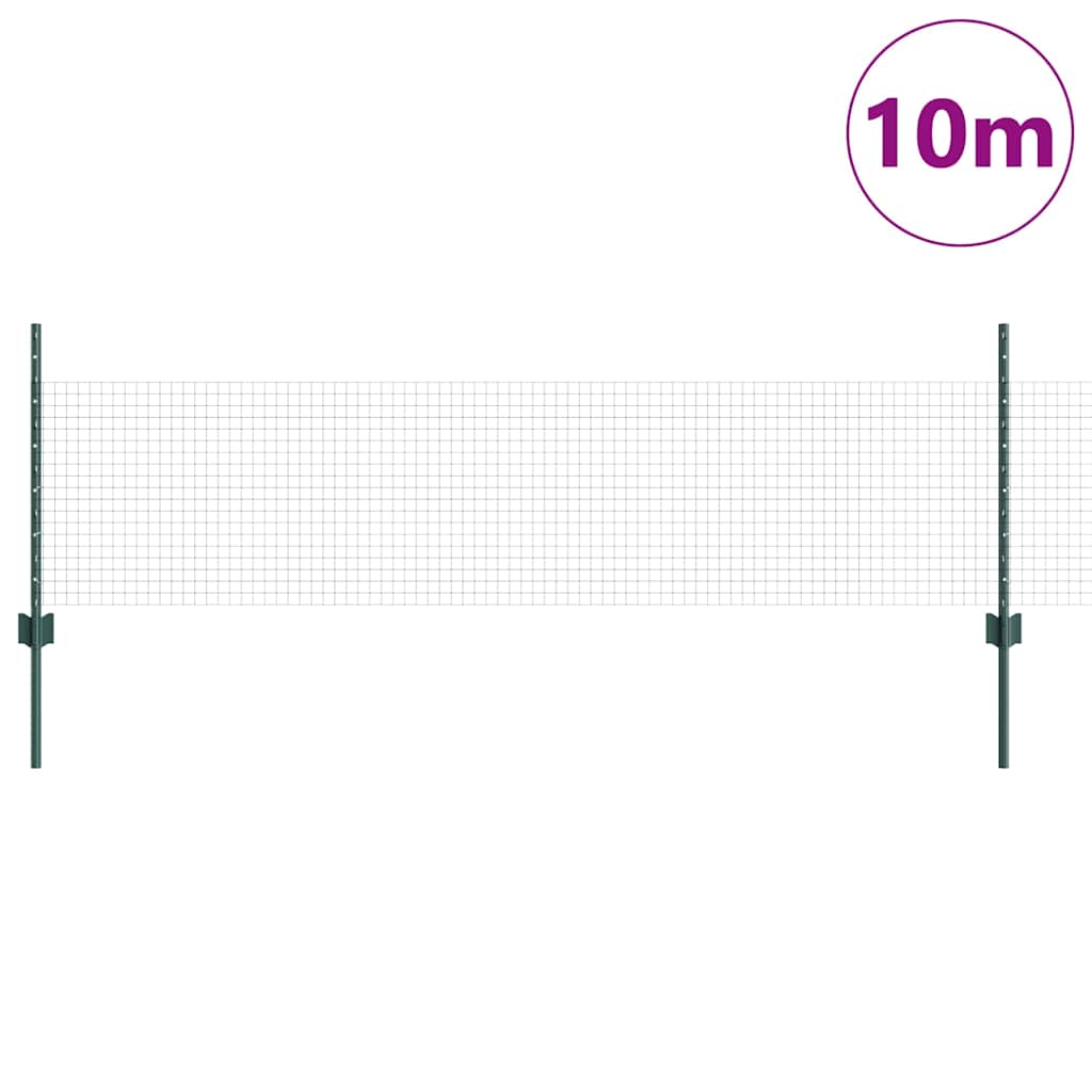 Recinzione in rete saldata con palo 10 x 0,5 m (L x H)
