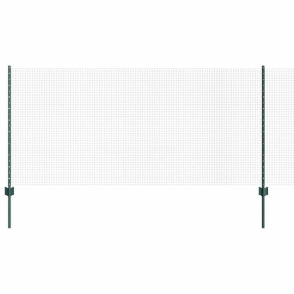 Recinzione in filo saldato per esterni con pali 10 x 1 m Verde