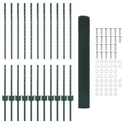 Recinzione in rete saldata con palo 25 x 1 m (L x H)