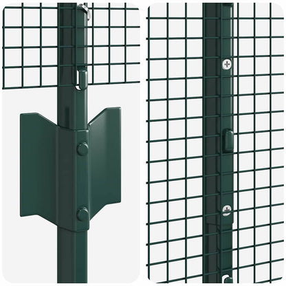 Recinzione in rete saldata con palo 25 x 1,2 m (P x A)
