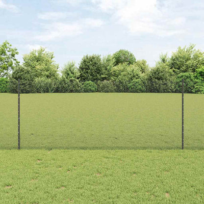 Recinzione in filo saldato per esterni con pali 25 x 1 m Grigio