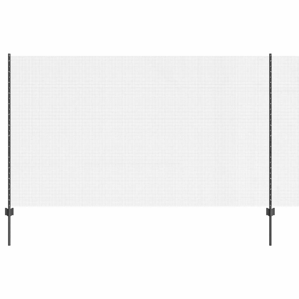 Recinzione in filo saldato per esterni con pali 25 x 1,4 m Rete